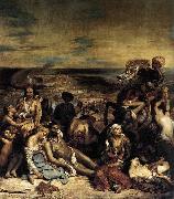 Eugene Delacroix The Massacre at Chios oil painting reproduction